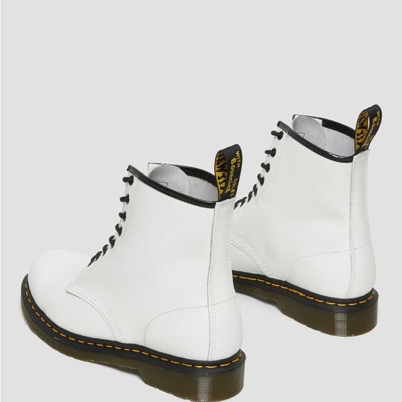 Dr. Martens 1460 White Combat Boots - Picture 5 of 5